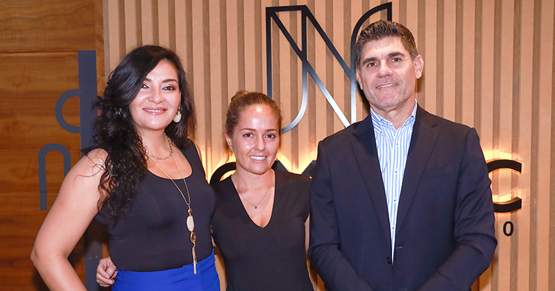 Mara Niño, Luisa Viesca y Miguel Ruiz.