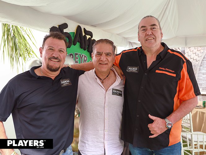 Juancho Aguinaga, Mauricio Jaik y Mario Corcuera.