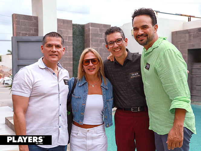 Pepe Castellanos, Sonia Castellanos, Iván Salazar y Paco Cobos.