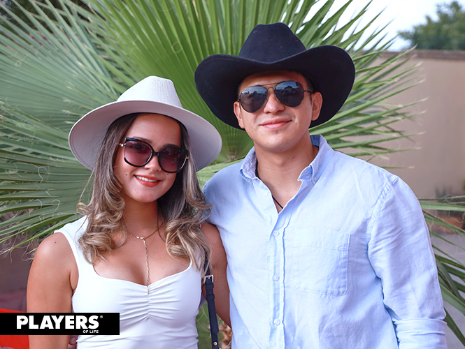 Scanda de la Cruz y Alejandro Tavares.