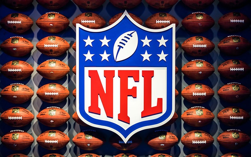 Logo de la NFl en camino al Super Bowl 2023